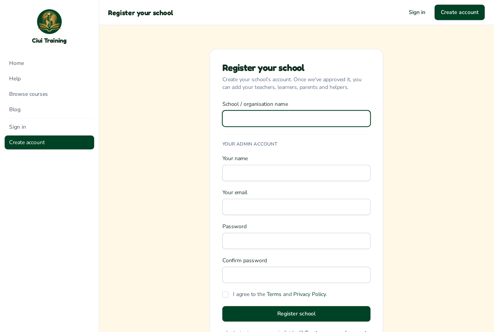 Register your school